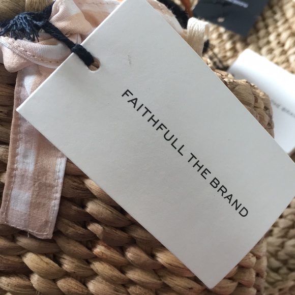 NWT FAITHFULL THE BRAND HANDMADE WOVEN ROBERTA BAG - Picture 2 of 5